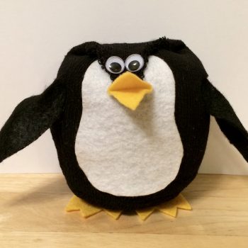 No-Sew Sock Penguin