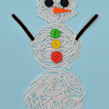 Yarn Snowman Craft
