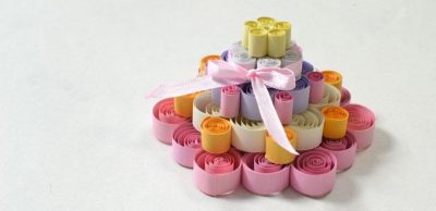Quilled Paper Cake