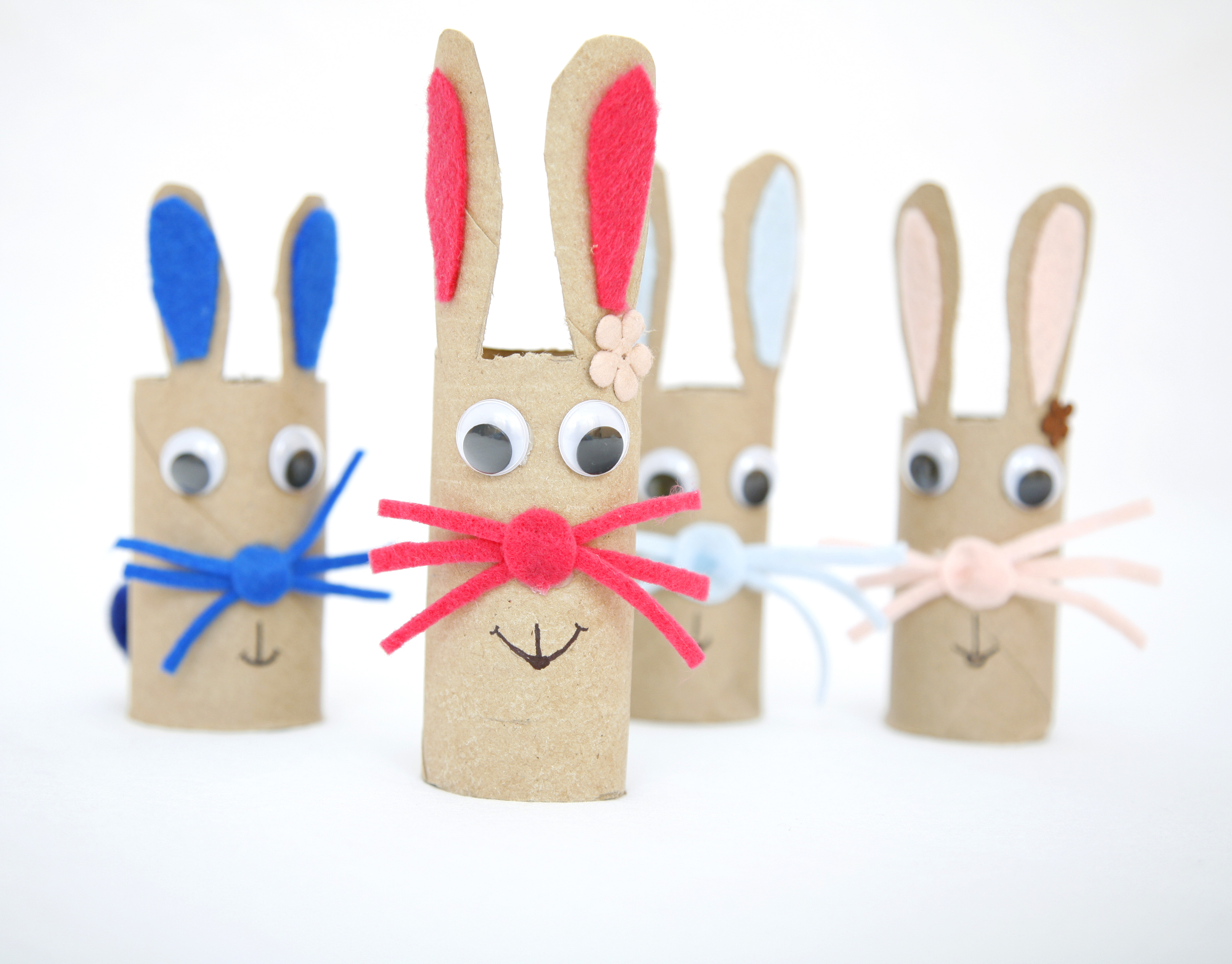 Cardboard Tube Bunny Craft | Fun Family Crafts