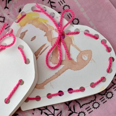 Lacing Heart Valentines