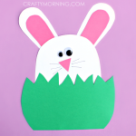 Paper Bunny Hiding in the Grass | Fun Family Crafts