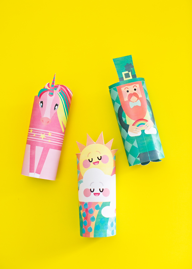 St. Patrick's Day Paper Tube Craft