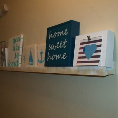 Diy Picture Ledge Fun Family Crafts