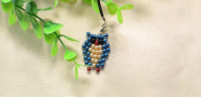 How to Make Cute Owl Pearl Beads Hanging Ornaments for Kids