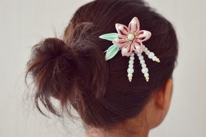 Ribbon Flower Hairpin | Fun Family Crafts