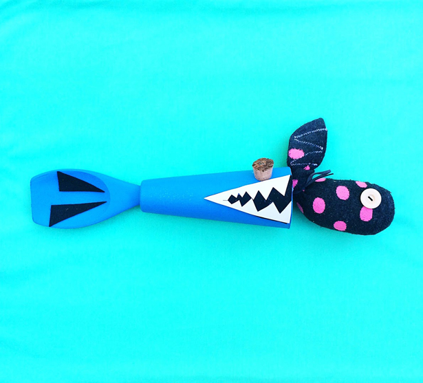 Shark Wooden Spoon Toy