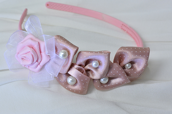 Pandahall Tutorial - How to Create Your Own Pink Ribbon Headband at Home