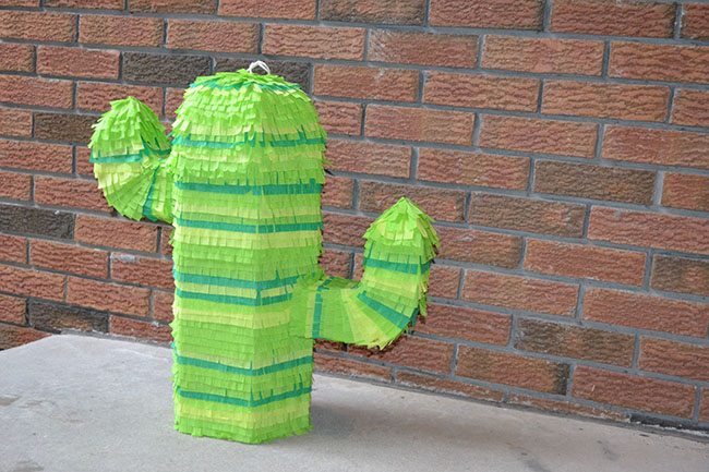 This cactus piñata is great fun for any fiesta.