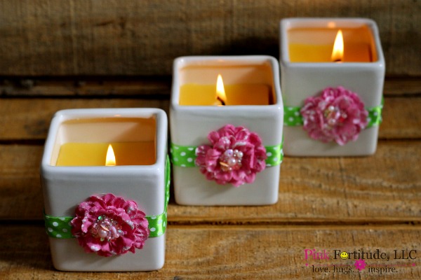 Flowers of Spring DIY Candle