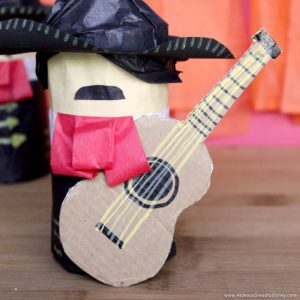 Guitar Crafts for Kids: use cardboard, a cereal box, etc!