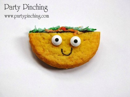 Make these adorable taco-inspired cookies for your next fiesta!