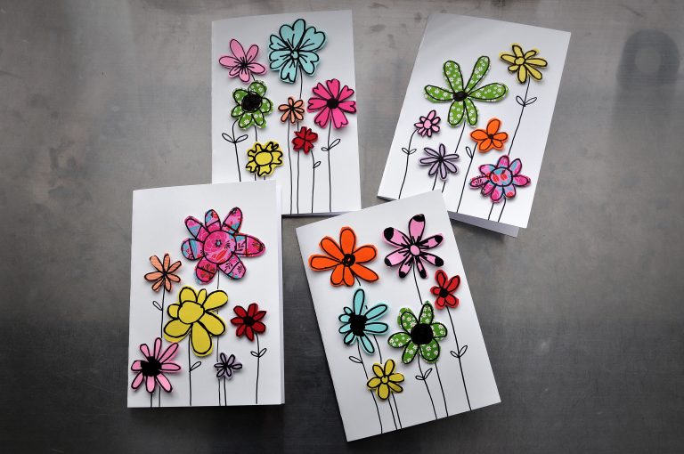 Paper Scraps Greeting Cards | Fun Family Crafts