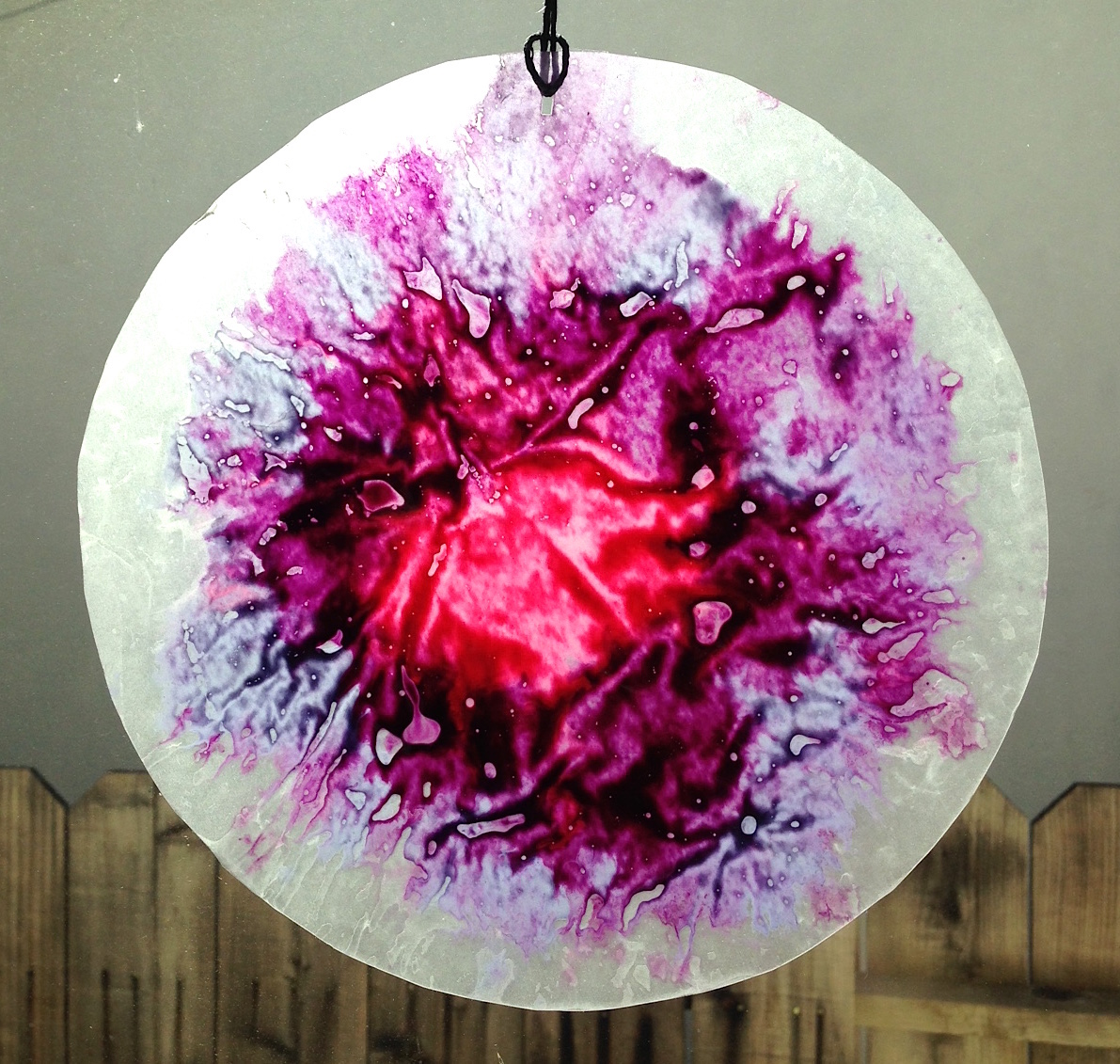 Melted Crayon Suncatcher Fun Family Crafts