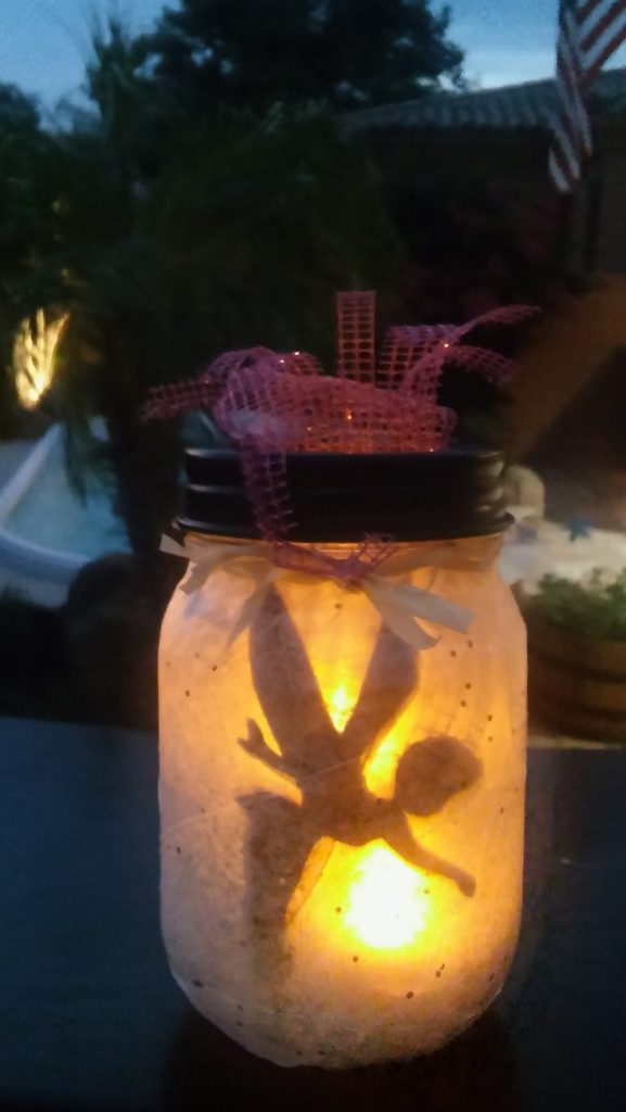 Fairy Jar Night Light - Batter Operated Tea Lights