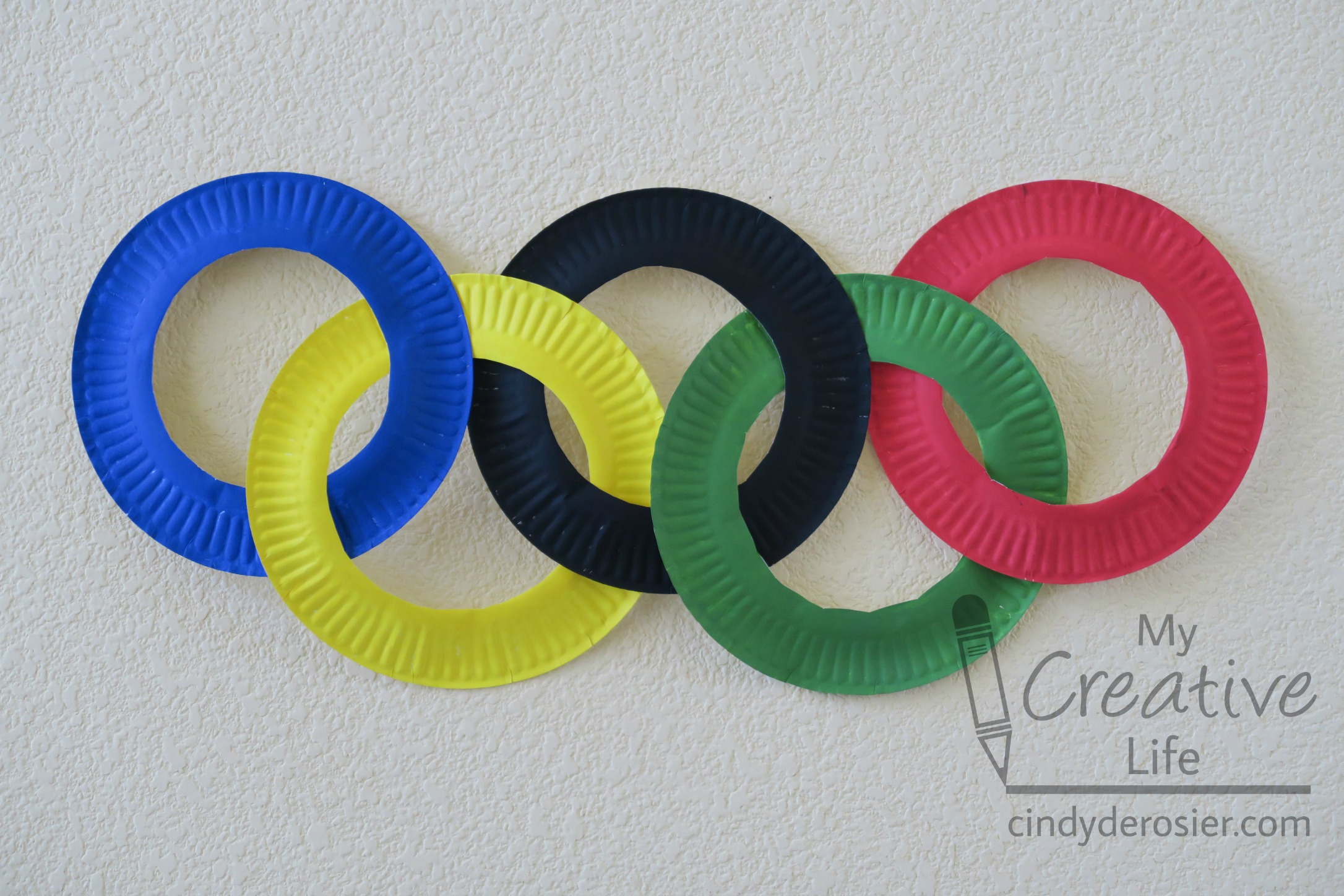 Paper Plate Olympic Rings Fun Family Crafts