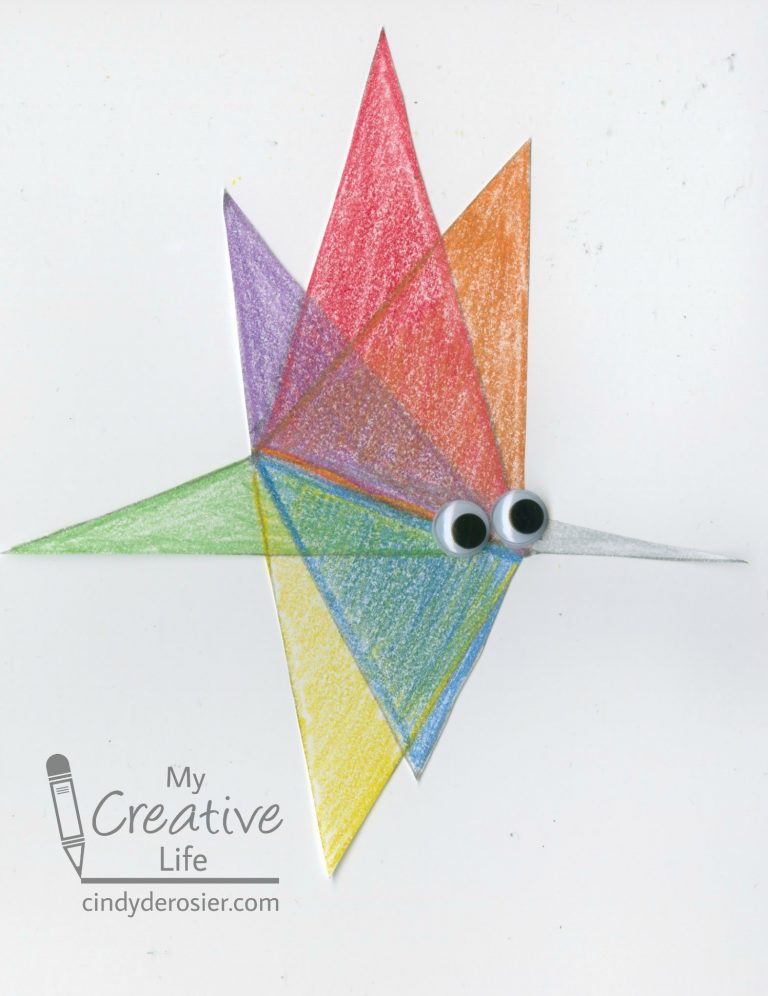 Triangle Mosquito Art | Fun Family Crafts