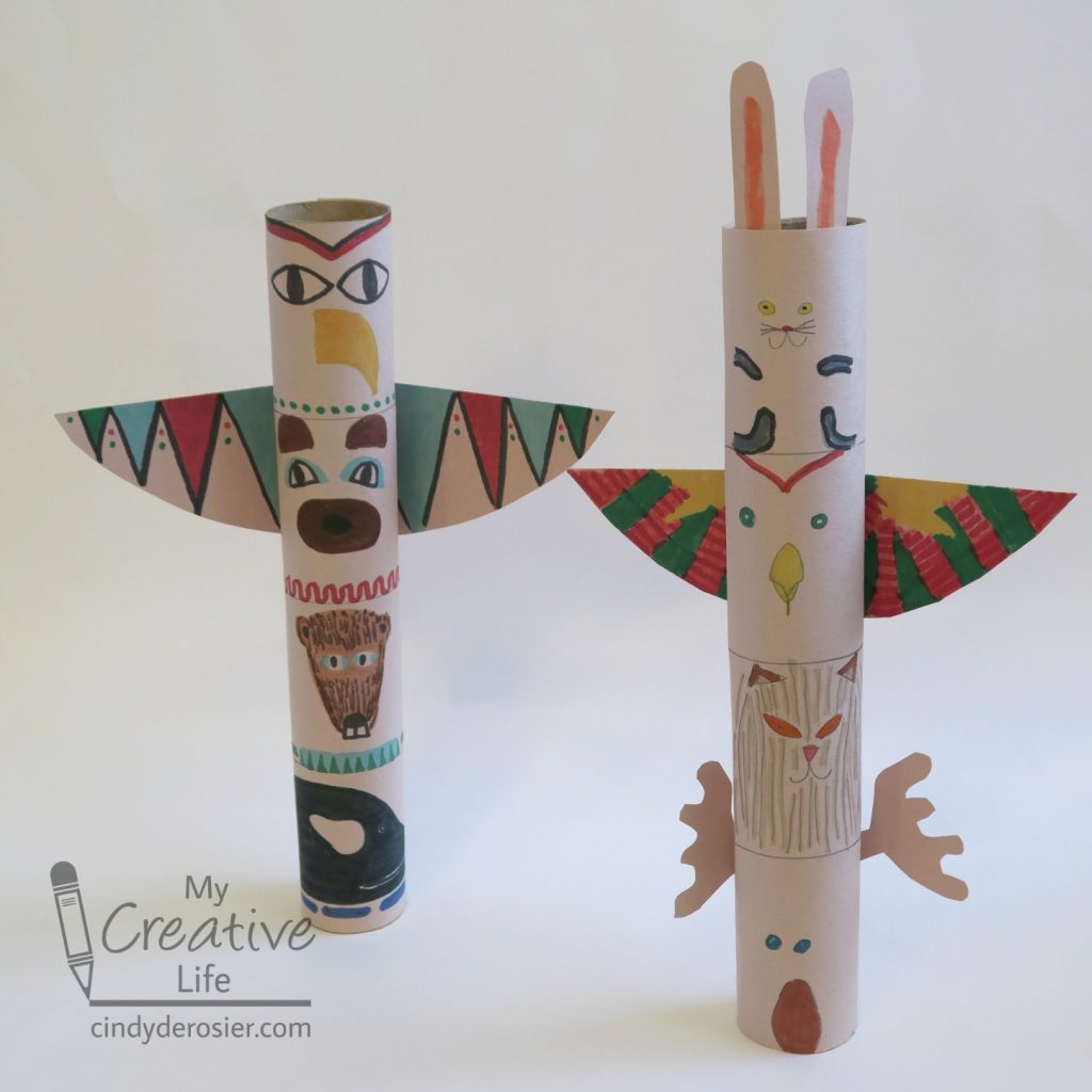 How To Make A Totem Pole From A Tree