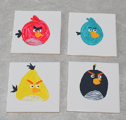 Angry Bird Coasters