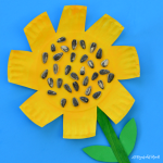 Paper Sunflower Craft | Fun Family Crafts