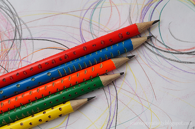 Color pyrography pencils