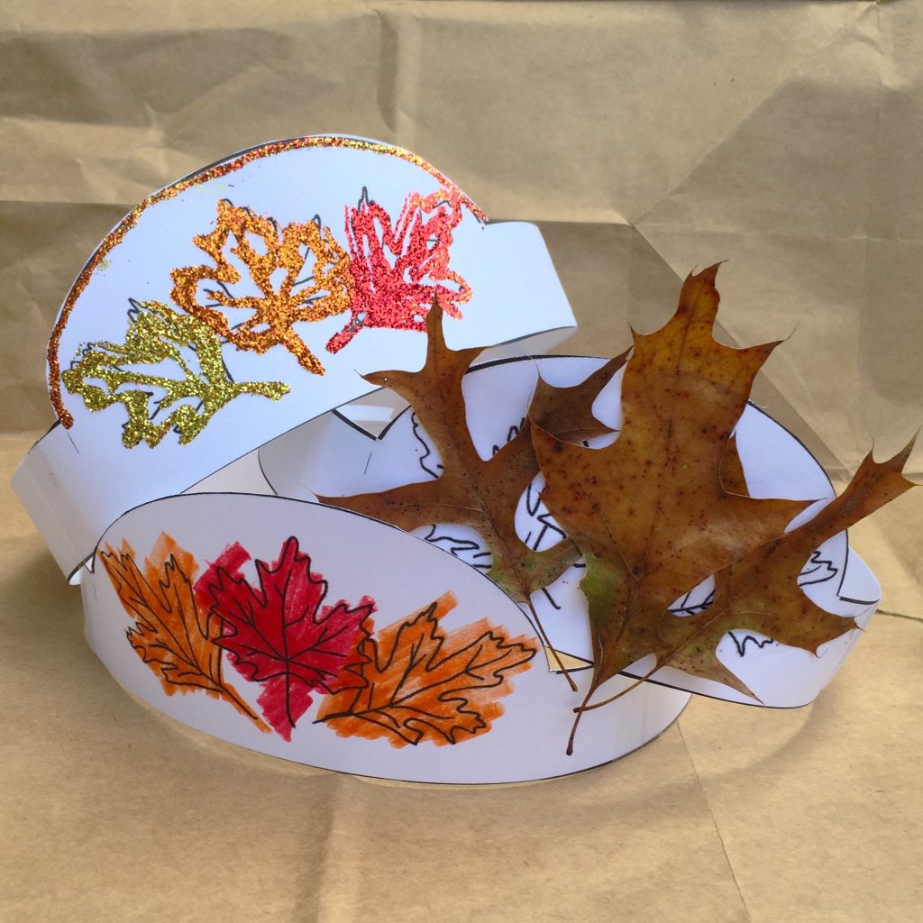 Print off your Printable Autumn Crown for your little one for some fall fun! This leaf activity can be done so many ways.