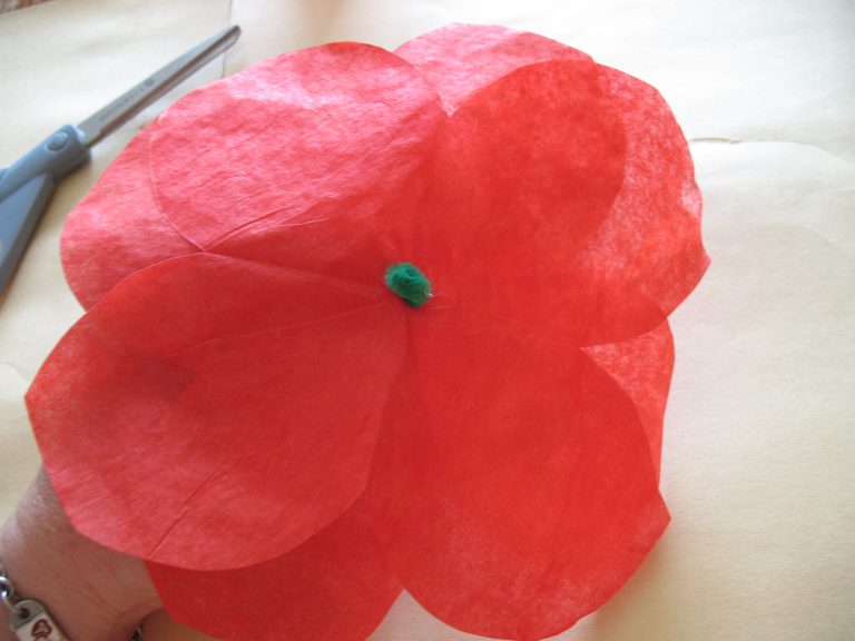 Coffee Filter Poppy Fun Family Crafts