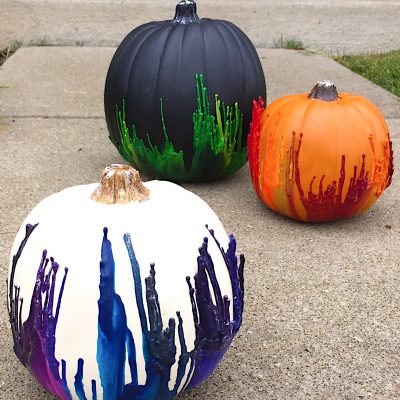 Melted Crayon Pumpkins With A Twist | Fun Family Crafts