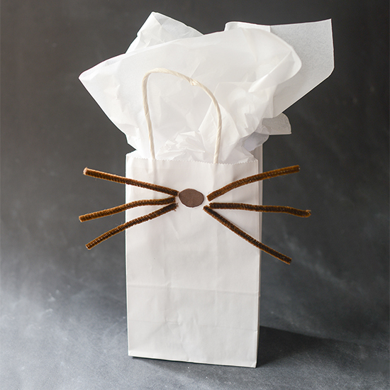 Dan and Phil inspired whiskers gift bag.