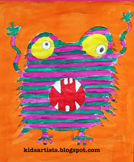 Draw happy monsters this Halloween!