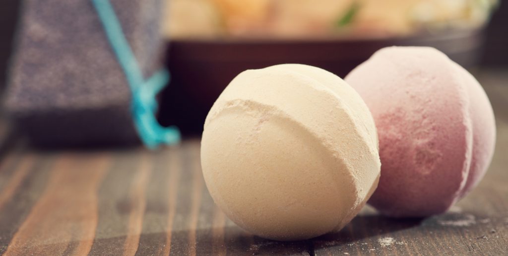 Learn 2 recipes for making your own bath bombs!