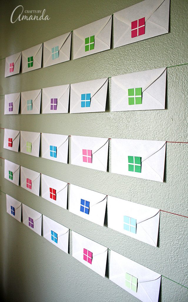 This easy Envelope Advent Calendar is a great way to get yourself in the Christmas spirit!