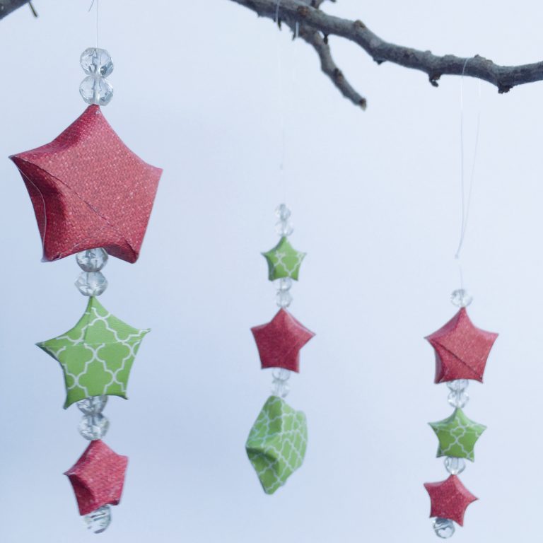 Paper Star Ornaments | Fun Family Crafts