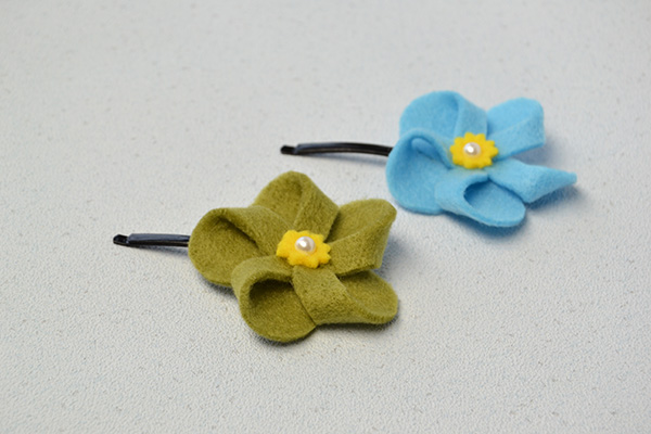 Felt Flower Hair Accessories