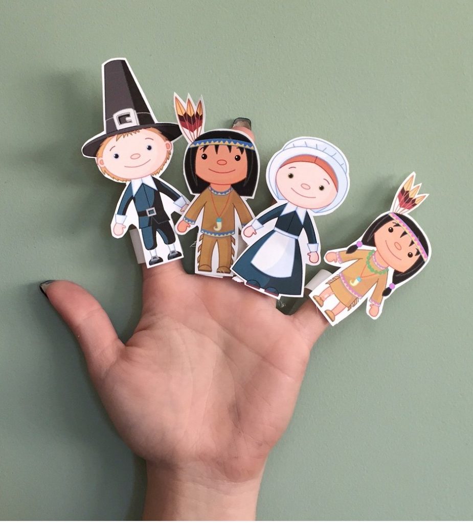 Thanksgiving Finger Puppets | Fun Family Crafts