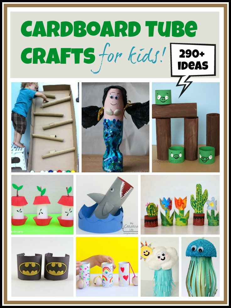 Crafts with cardboard deals tubes