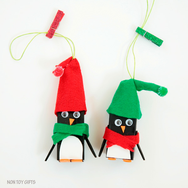 LEGO penguin ornaments
