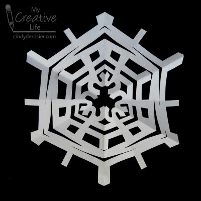 Six-Sided Name Snowflake | Fun Family Crafts