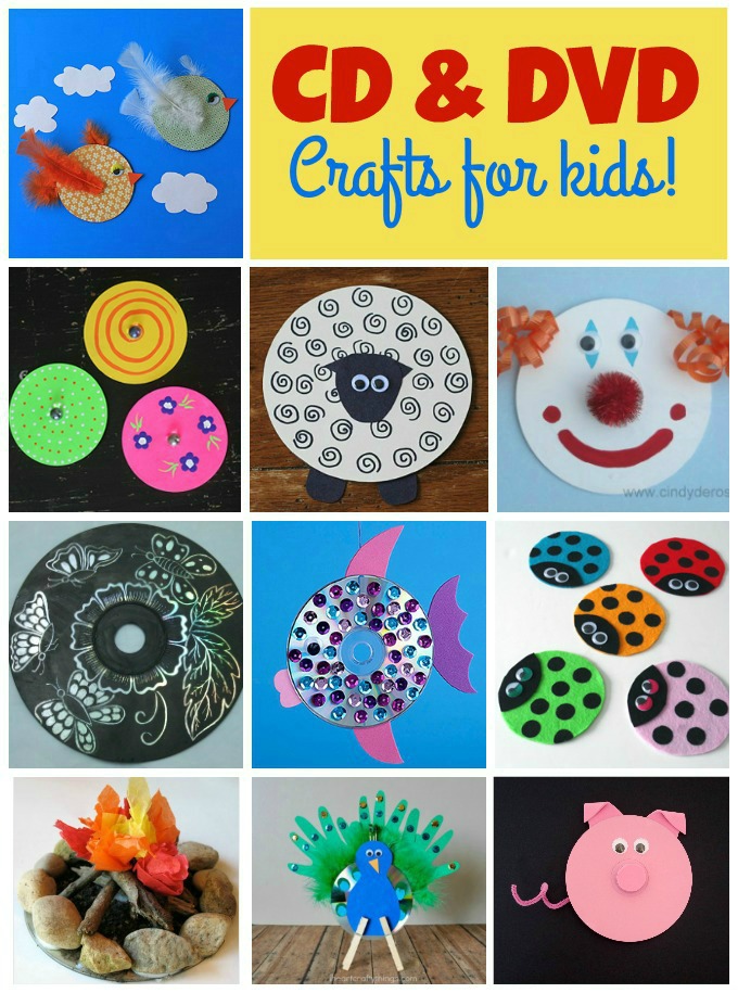 CD and DVD Crafts for Kids | Fun Family Crafts