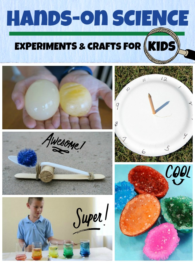 Science crafts and experiments are a great way to get kids excited about the wondrous world around them. Try these hands-on science activities and projects.