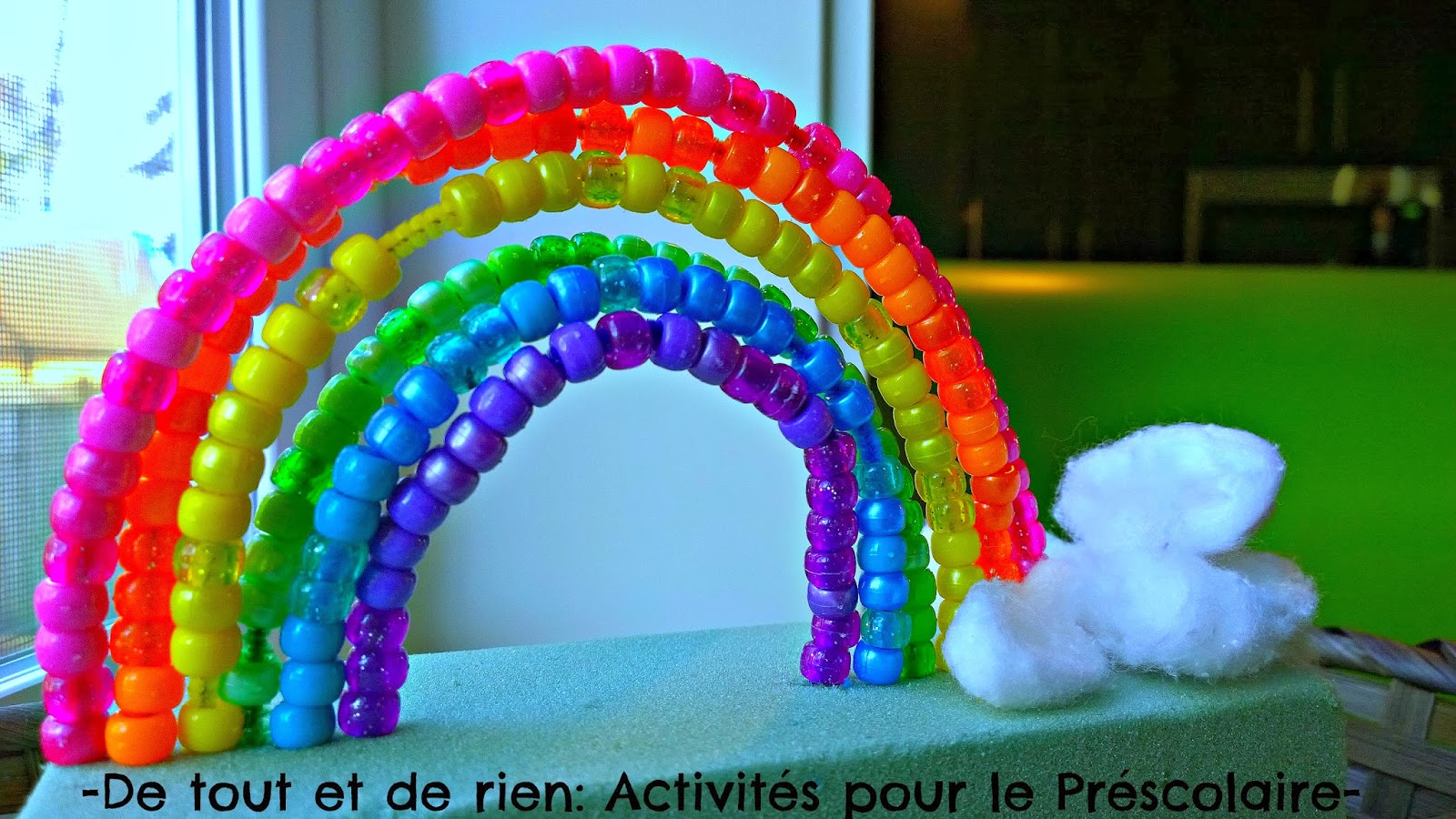 Pony Bead Rainbow | Fun Family Crafts
