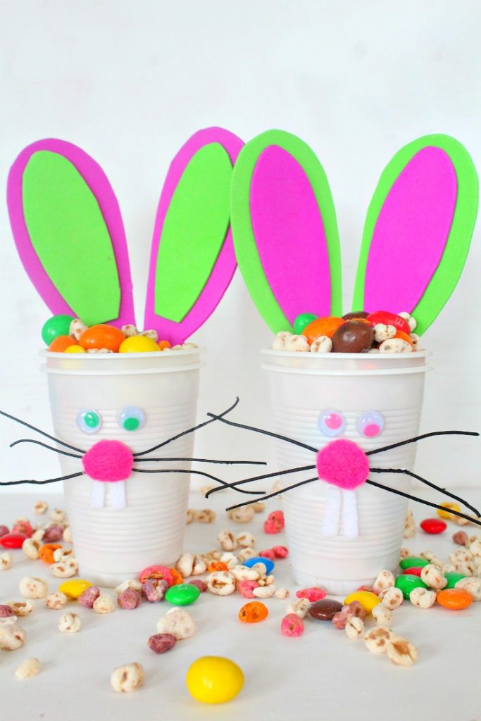 Easter Bunny Cups | Fun Family Crafts