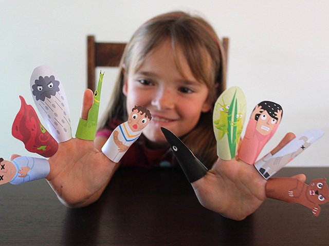 Download Ten Plagues Finger Puppets | Fun Family Crafts