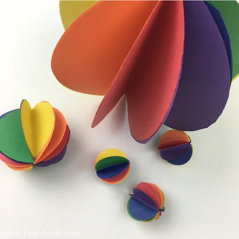 Rainbow Spheres | Fun Family Crafts