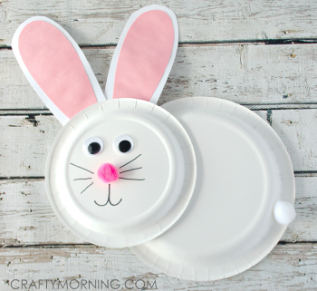 Paper Plate Bunny Rabbit | Fun Family Crafts