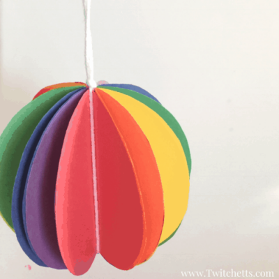 rainbow sphere craft