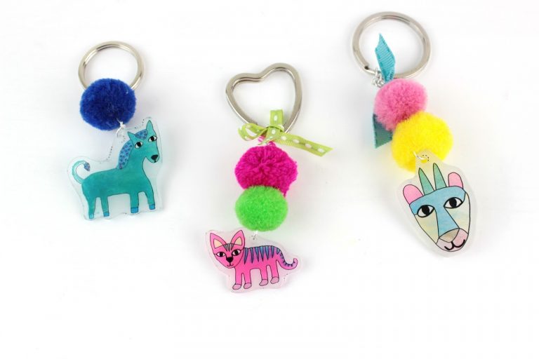 tiny stuffed animal keychains