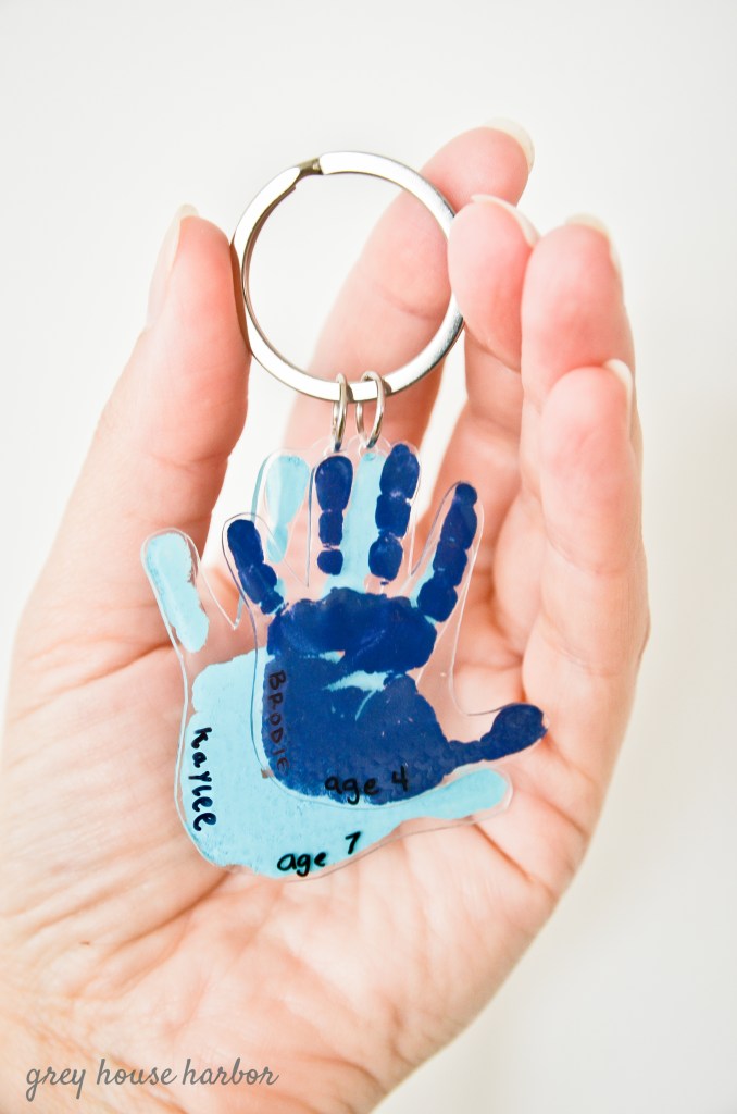 Handprint Keychain Fun Family Crafts Handprint Keychain Fun Family Crafts