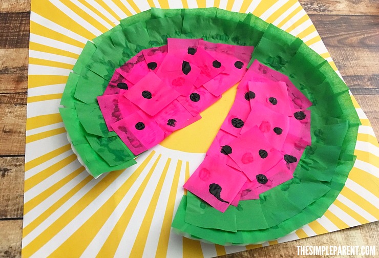 Paper Plate Fruit- crafts for kids - Crafts by Amanda