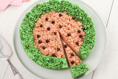Watermelon Rice Krispie Treats | Fun Family Crafts
